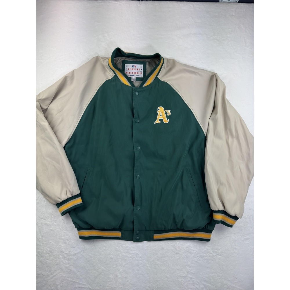 Oakland Athletics Jacket Mens XL Green MLB Baseball Genuine Merchandise